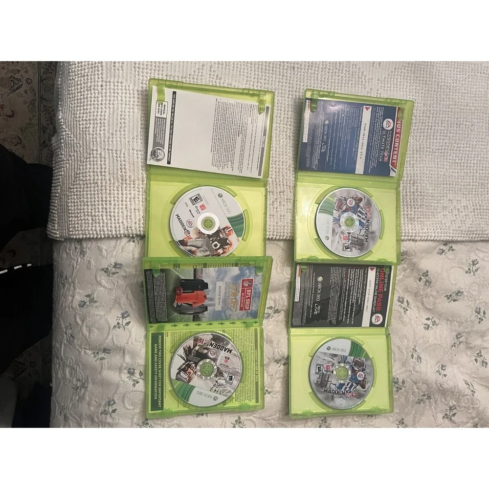 Xbox 360 Madden Lot of 4 2012, 2013, 2013, 2015